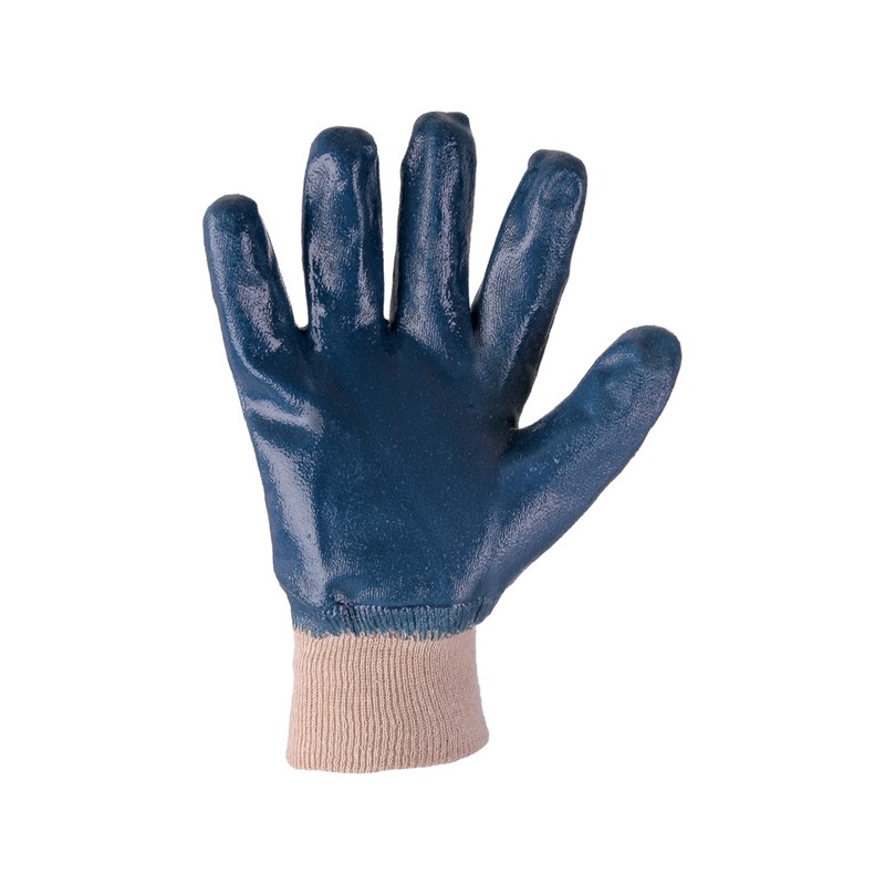 Rokavice ARET, z nitrilno oblogo, modre, velikost 10