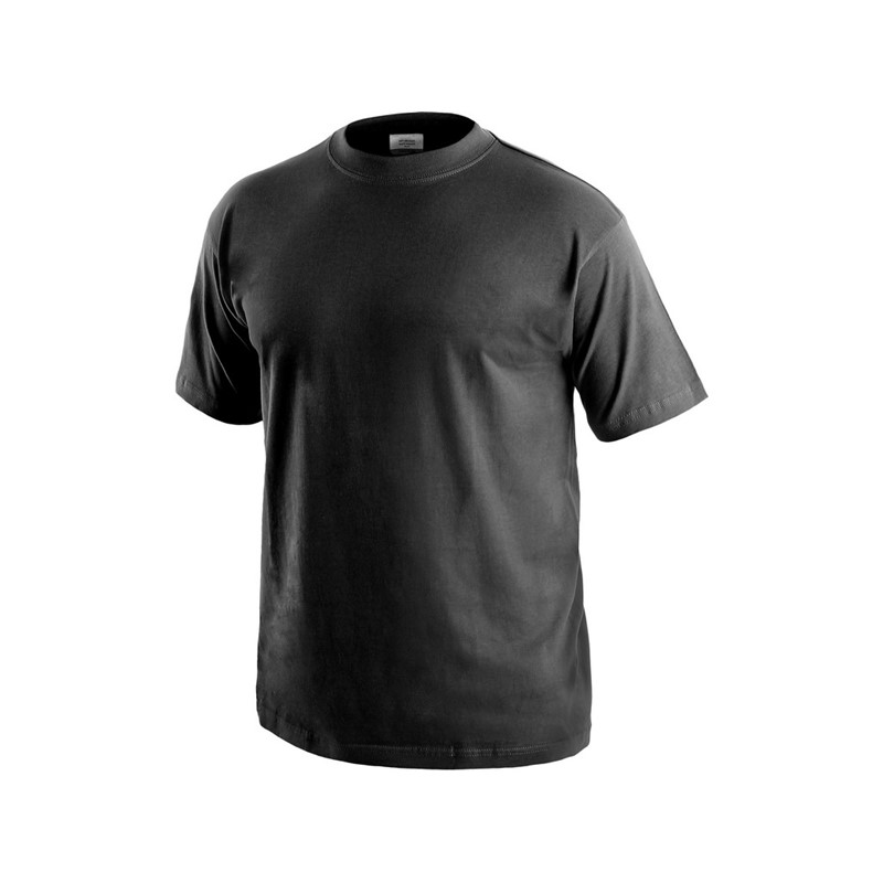 T-shirt  DANIEL, short sleeve, black, size  3XL